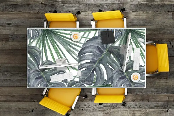 PVC Schreibtischmatte Exotische Pflanzen