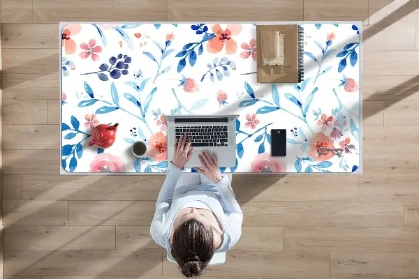 Büro-Schreibtischmatte Botanische Kunst