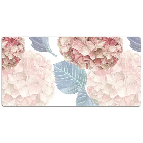Schreibtisch Unterlegmatte Gezeichnetes Blumenbeet