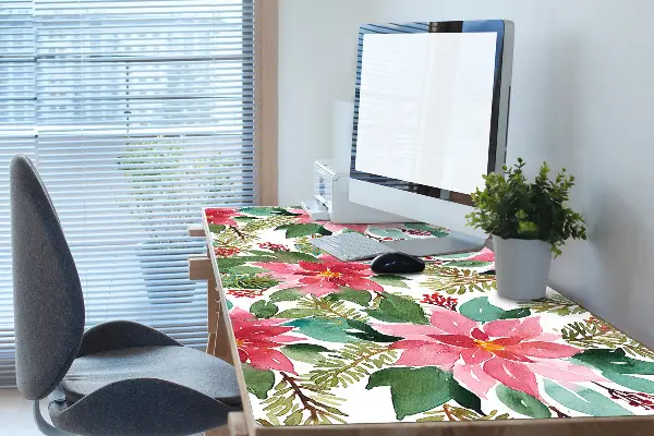Büro-Schreibtischmatte Rote Sterne