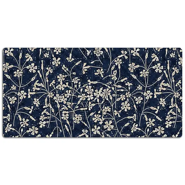 Schreibtisch Unterlegmatte Blumenmuster