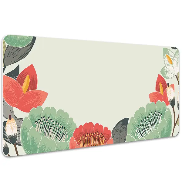 Büro-Schreibtischmatte Frühlingsblumen