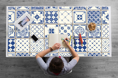 Büro-Schreibtischmatte Azulejos Fliesen