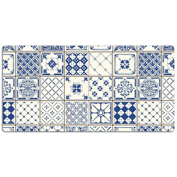 Büro-Schreibtischmatte Azulejos Fliesen