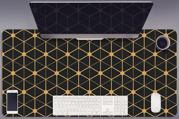 Schreibtisch Unterlegmatte Hexagonal