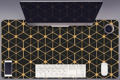 Schreibtisch Unterlegmatte Hexagonal