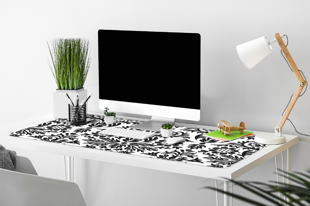 Einfaches Blumenmuster Schreibtischunterlage, Schreibtischschutzmatte,  Büroverzierung, Tischschutzzubehör, benutzerdefinierte Schreibtischmatte,  Home Office Decor -  Österreich