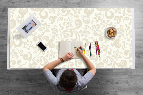 Büro-Schreibtischmatte Barockmuster