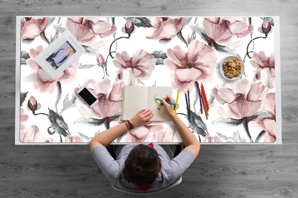 PVC Schreibtischmatte Florales Bild