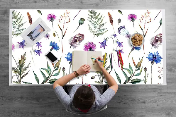 Schreibtischunterlage Blumen von der Wiese