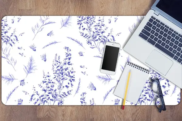 Schreibtischunterlage Aquarell-Lavendel.