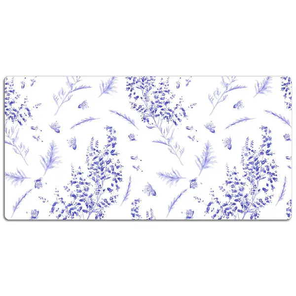 Schreibtischunterlage Aquarell-Lavendel.