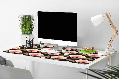 PVC Schreibtischmatte Blumenmuster