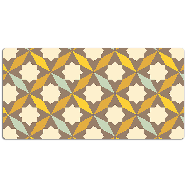 Schreibtisch Unterlegmatte Retro-Muster