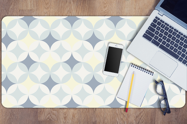 Schreibtisch Unterlegmatte Retro-Muster