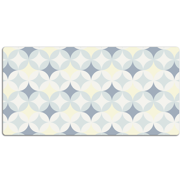 Schreibtisch Unterlegmatte Retro-Muster