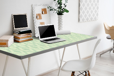 Schreibtischunterlage Grüne Rhombus.