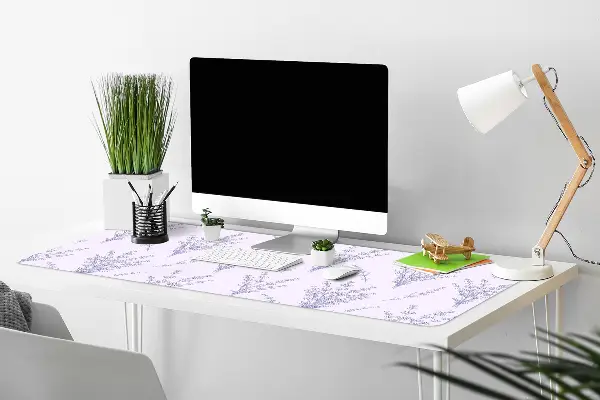 Schreibtisch Unterlegmatte Lavendelblumen