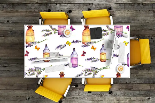 Schreibtisch Unterlegmatte Lavendel Öl