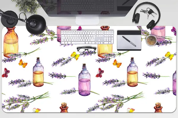 Schreibtisch Unterlegmatte Lavendel Öl