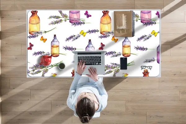 Schreibtisch Unterlegmatte Lavendel Öl