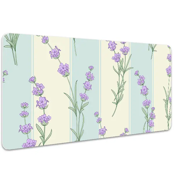 Schreibtischunterlage Lavendelblumen