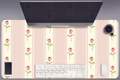 Schreibtisch Unterlegmatte Rosen