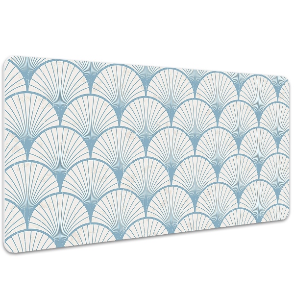 Schreibtisch Unterlegmatte Retro-Muscheln
