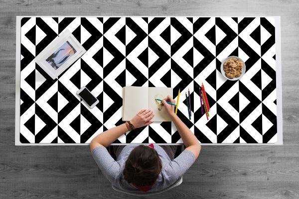 Büro-Schreibtischmatte Geometrische Illusion.
