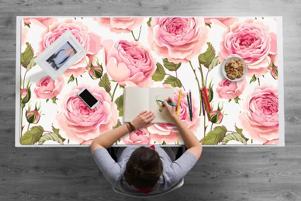 Büro-Schreibtischmatte Schöne Rosen