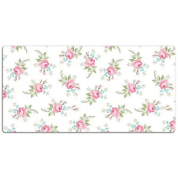 PVC Schreibtischmatte Kleine Blumen