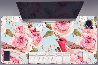 Büro-Schreibtischmatte Englische Rosen