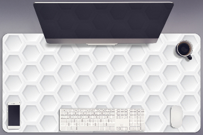 Schreibtischunterlage Dreidimensionale Hexagone