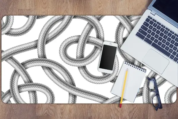 PVC Schreibtischmatte Tangled-Kabel