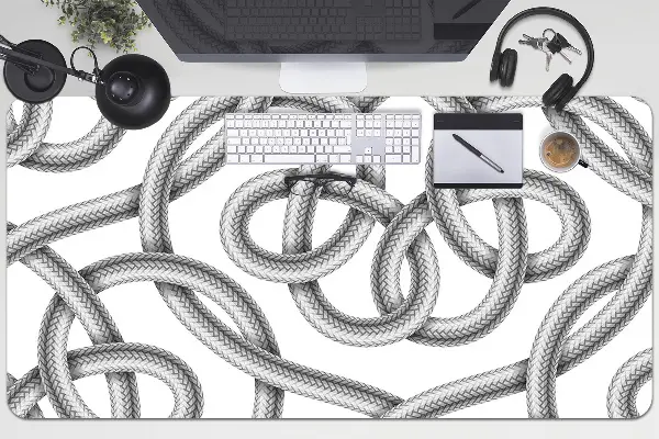 PVC Schreibtischmatte Tangled-Kabel