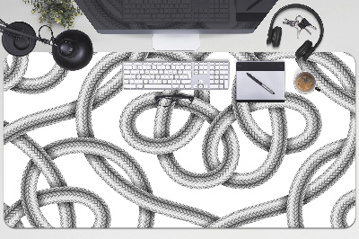 PVC Schreibtischmatte Tangled-Kabel