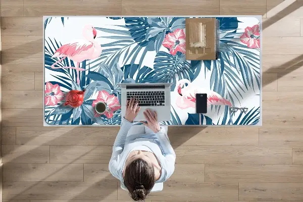 Büro-Schreibtischmatte Tropische Vögel