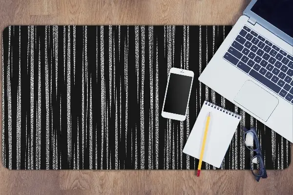 Büro-Schreibtischmatte Schwarzes Design