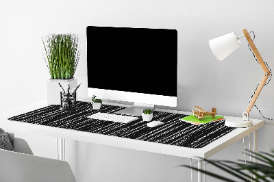 Büro-Schreibtischmatte Schwarzes Design