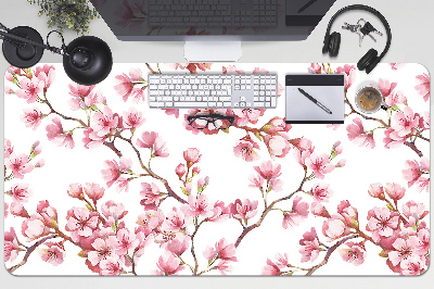Büro-Schreibtischmatte Kirschblüten