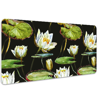 PVC Schreibtischmatte Lotus-Blumen