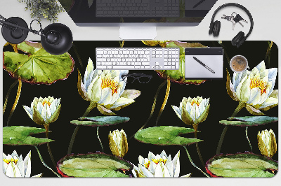 PVC Schreibtischmatte Lotus-Blumen