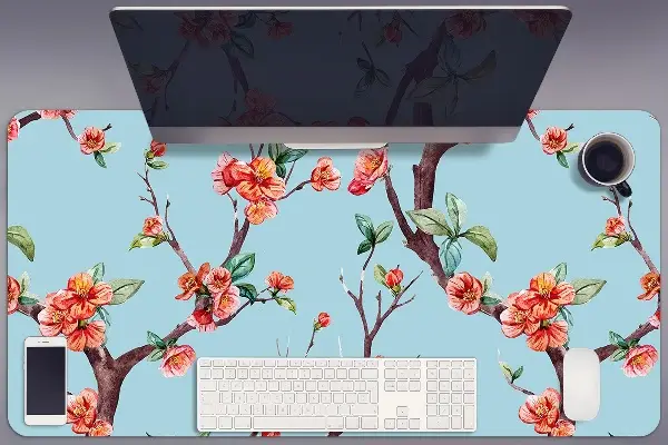 Büro-Schreibtischmatte Blühender Baum