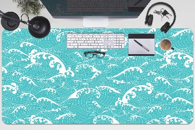 PVC Schreibtischmatte Wellen