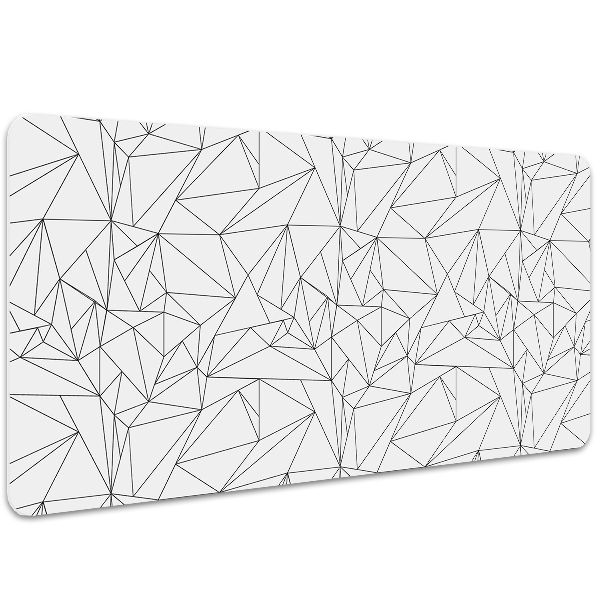 PVC Schreibtischmatte Einfache Dreiecke