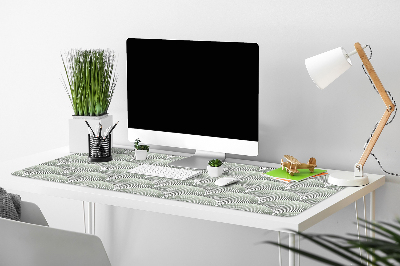Schreibtischunterlage Muster von Halbkreisen