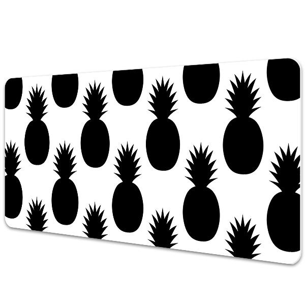PVC Schreibtischmatte Schwarze Ananas