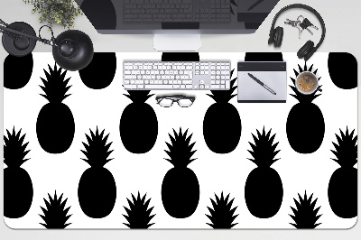 PVC Schreibtischmatte Schwarze Ananas