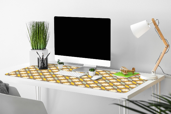 Büro-Schreibtischmatte Vintage-Muster