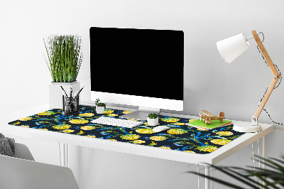PVC Schreibtischmatte Artischockenblumen.